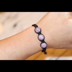 Swarovski Crystal Macrame Bracelet